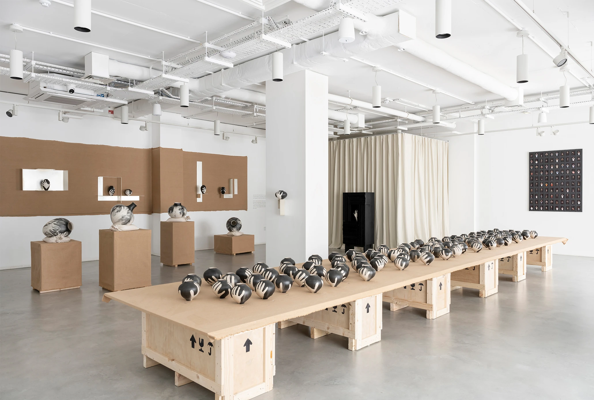 Studio Glithero pieces on display in a gallery